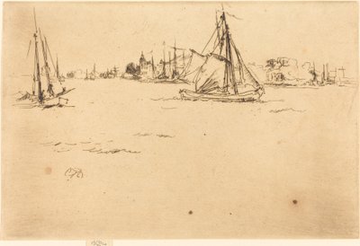 ドルドレヒト 作： James Abbott McNeill Whistler