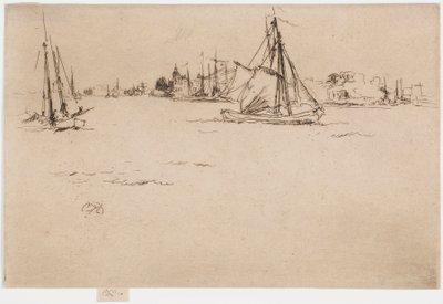 ドルドレヒト 作： James Abbott McNeill Whistler