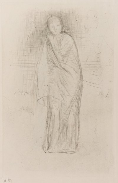 ドレープモデル 作： James Abbott McNeill Whistler