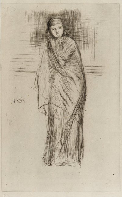 ドレープモデル 作： James Abbott McNeill Whistler