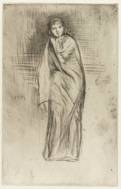 ドレープモデル 作： James Abbott McNeill Whistler