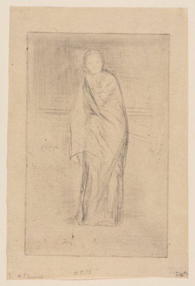 ドレープモデル 作： James Abbott McNeill Whistler