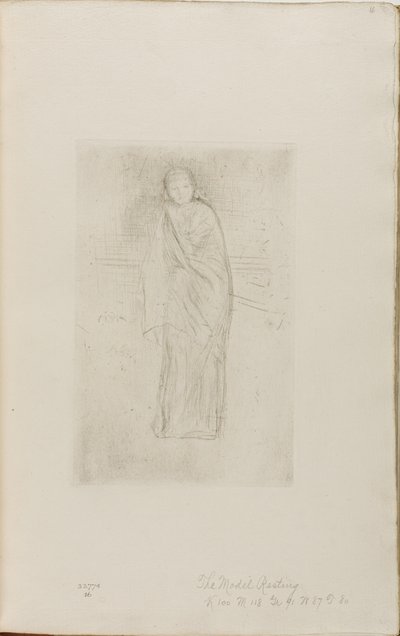 ドレープモデル 作： James Abbott McNeill Whistler