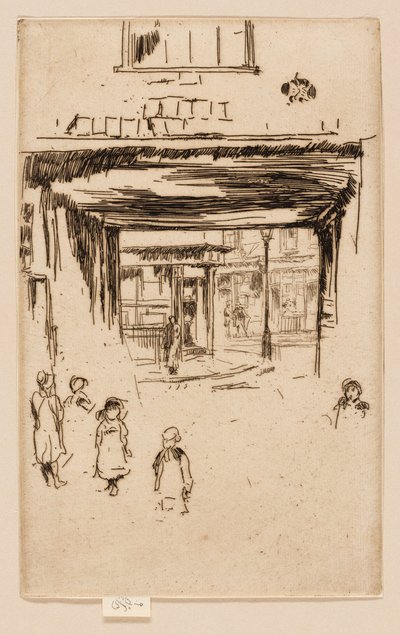 ドルリーレーン 作： James Abbott McNeill Whistler