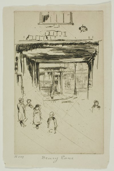 ドルリー・レーン 作： James McNeill Whistler