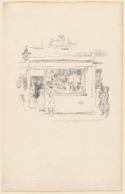 ドルリー レーン ラグ 作： James Abbott McNeill Whistler
