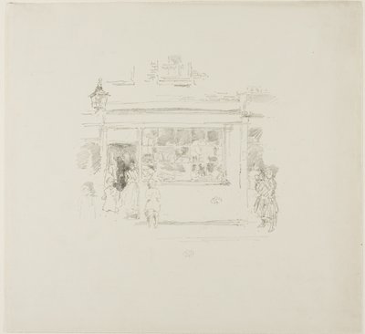 ドルリー レーン ラグ 作： James Abbott McNeill Whistler
