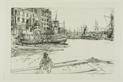 イーグル ワーフ 作： James Abbott McNeill Whistler