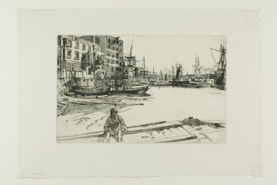 イーグル ワーフ 作： James Abbott McNeill Whistler