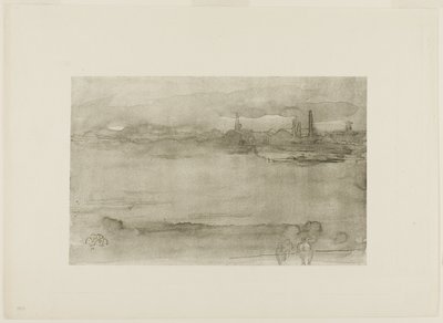 朝早く 作： James Abbott McNeill Whistler