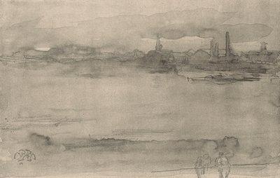 朝早く 作： James Abbott McNeill Whistler