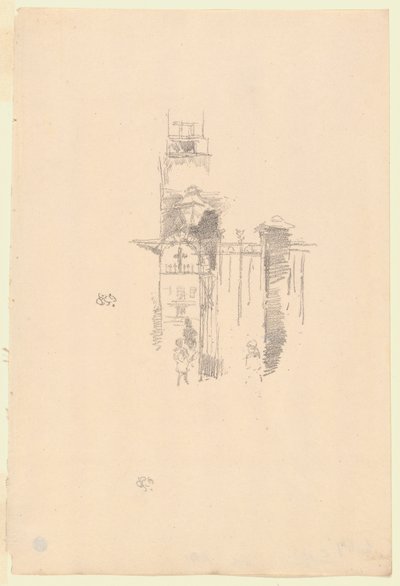 入園ゲート 作： James Abbott McNeill Whistler