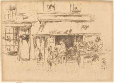 エクセター・ストリート 作： James Abbott McNeill Whistler