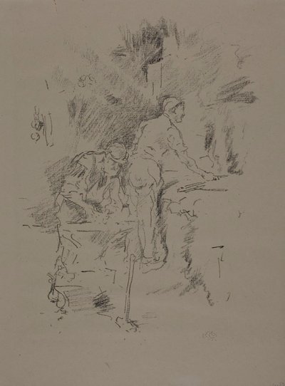 父と息子 作： James Abbott McNeill Whistler