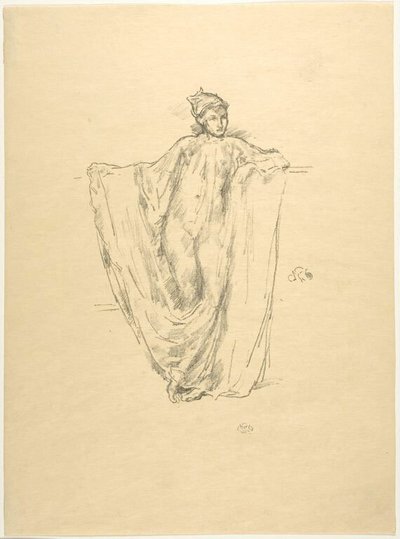 フィギュア・スタディ 作： James McNeill Whistler