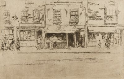 魚屋、チェルシー 作： James Abbott McNeill Whistler