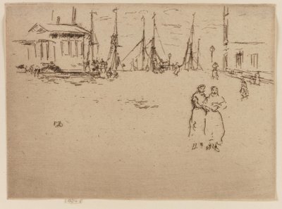 フィッシング キー、オーステンデ 作： James Abbott McNeill Whistler