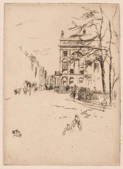フィッツロイ スクエア 作： James Abbott McNeill Whistler