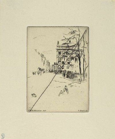 フィッツロイ・スクエア 作： James McNeill Whistler