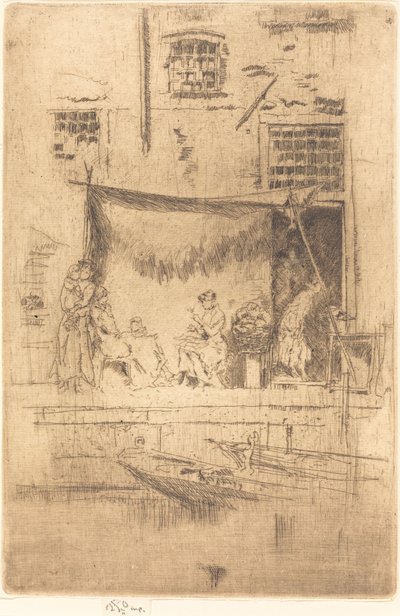 フルーツ屋台 作： James Abbott McNeill Whistler