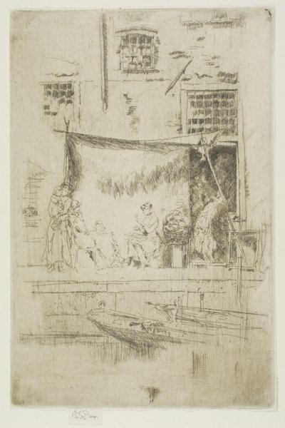 フルーツ屋台 作： James Abbott McNeill Whistler