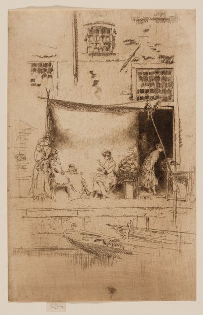 フルーツ屋台 作： James Abbott McNeill Whistler