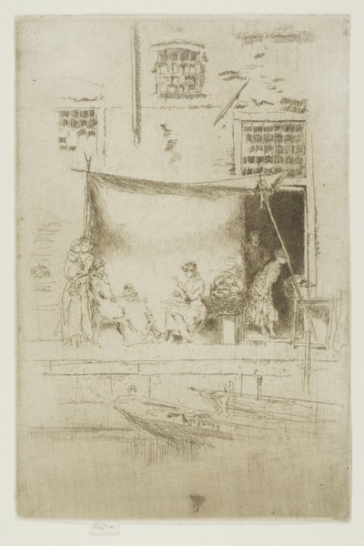 フルーツ屋台 作： James Abbott McNeill Whistler