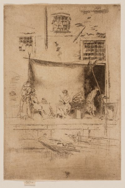フルーツ屋台 作： James Abbott McNeill Whistler