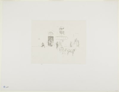 ゲイエティ ステージ ドア 作： James Abbott McNeill Whistler