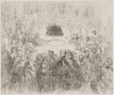 バーデンバーデンのギャンブルサロン 作： James Abbott McNeill Whistler