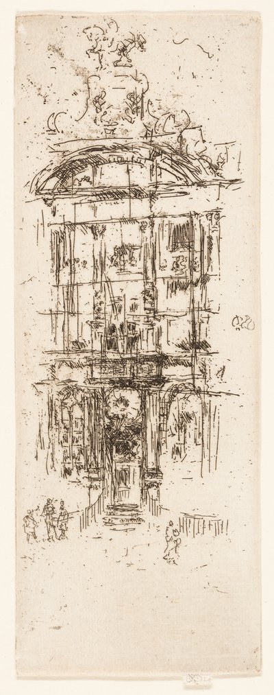 ゴールド ハウス、ブリュッセル 作： James Abbott McNeill Whistler