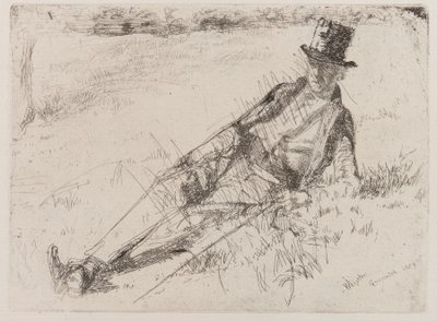 グリニッジ年金受給者 作： James Abbott McNeill Whistler