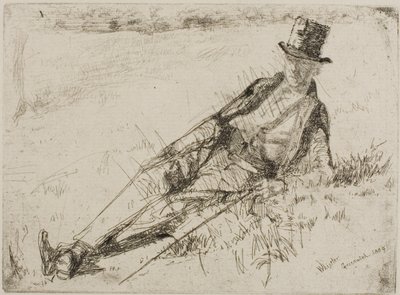 グリニッジ年金受給者 作： James Abbott McNeill Whistler