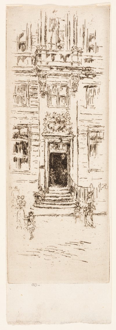 白鳥の家、ブリュッセル 作： James Abbott McNeill Whistler
