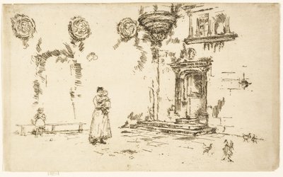 ホテル ラレマン, ブールジュ 作： James Abbott McNeill Whistler
