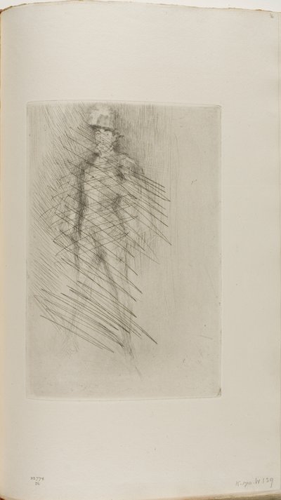 スペインのフィリップとしてのアーヴィング、No. 2 作： James Abbott McNeill Whistler