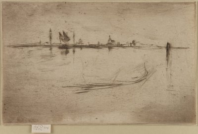 島: 夕方 作： James Abbott McNeill Whistler