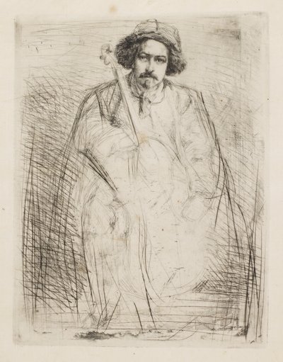 J.ベケ、彫刻家 作： James Abbott McNeill Whistler