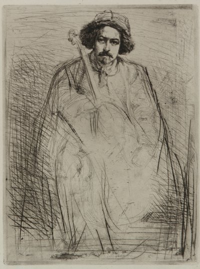 J.ベケ、彫刻家 作： James Abbott McNeill Whistler