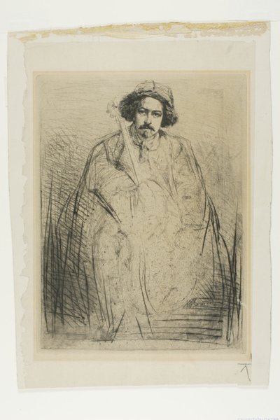 J.ベケ、彫刻家 作： James Abbott McNeill Whistler