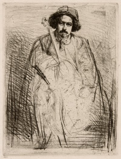 J.ベケ、彫刻家 作： James Abbott McNeill Whistler