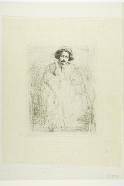 J.ベケ、彫刻家 作： James Abbott McNeill Whistler