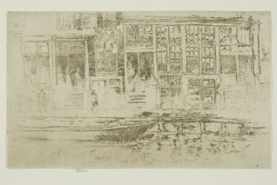 ユダヤ人街、アムステルダム 作： James McNeill Whistler