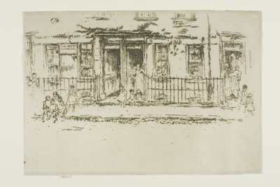 ジャスティス ウォーク、チェルシー 作： James Abbott McNeill Whistler
