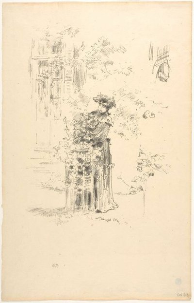 美しい庭師 作： James Abbott McNeill Whistler