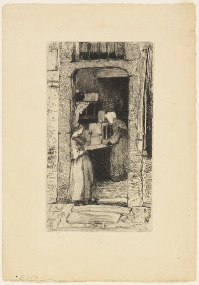 マスタードの売り手 作： James Abbott McNeill Whistler