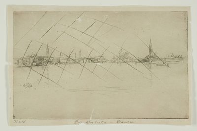 健康: ドーン 作： James Abbott McNeill Whistler