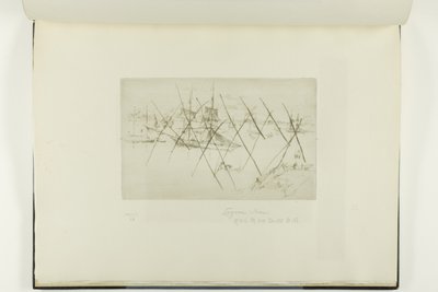 ラグーン - 正午 作： James McNeill Whistler