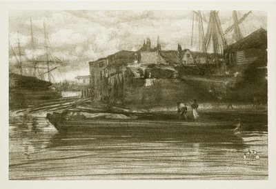 ライムハウス 作： James Abbott McNeill Whistler