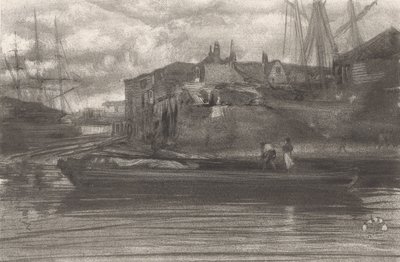 ライムハウス 作： James Abbott McNeill Whistler